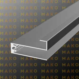 Профиль горизонтальный нижний MS225 Серебро (A00)